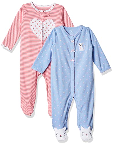 Carter's Baby Girls' 2-pack Cotton Sleep and Play