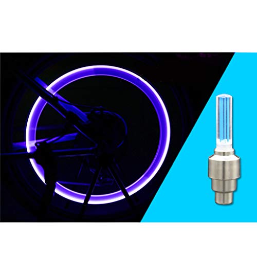 2 Pcs/set válvula de ar Roda LED Motorcycle Cap Decor Car Light pneu de bicicleta Lâmpada Tire Decor