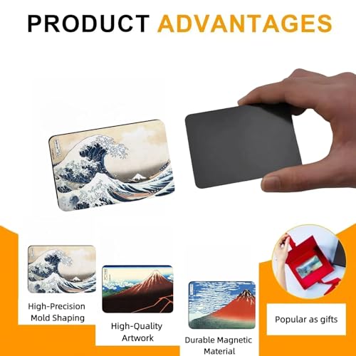 Imanes decorativos rectangulares para refrigerador 3 unidades miniatura 4