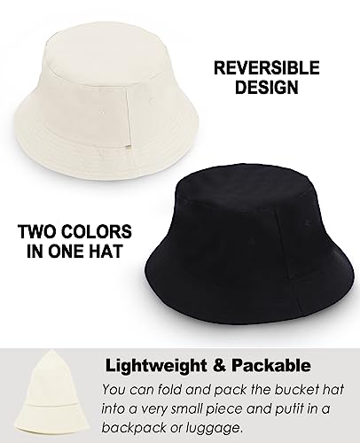Xxl Large Cotton Bucket Hat For Women Men Big Head Oversize Reversible Fisherman Hats Unisex Outdoor Fishing Summer Sun Hat #TOP4