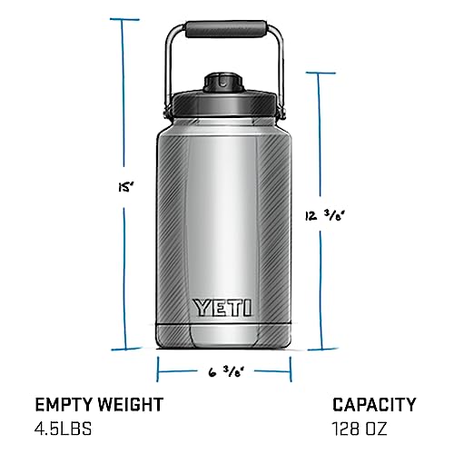 Image of YETI Rambler Gallon Jug, Vacuum Insulated, Leakproof, Stainless Steel with MagCap