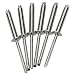 Produktbild HEAVYTOOL Blindnieten Grip Dorn Ø4,8mm x 10mm (100 Stück) (Klemmbereich 4,0-6,0mm) DIN 7337 A Ähnl. UNI 9200 A EN ISO 1598 Edelstahl V2A AISI 304 Popnieten Nieten Blindniete Edelstahlnieten