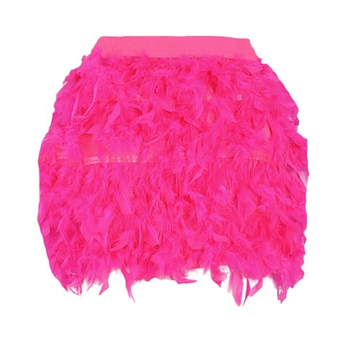 Falda de plumas para mujer en Carnaval 2026 con lentejuelas 3