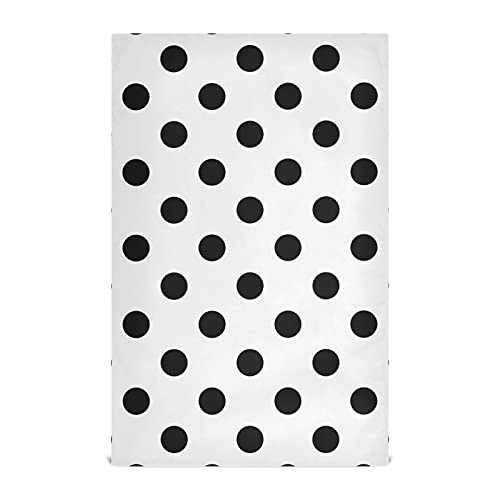 Susiyo G265522707P598C638S1305 Kitchen Dish Towels, Black And White Polka Dot Kitchen Towels Set Of 4 Super Soft Absorbent Dish Towels Set Microfiber Polyester Kitchen Dish Cloths Decorative Tea Towels thumb #1
