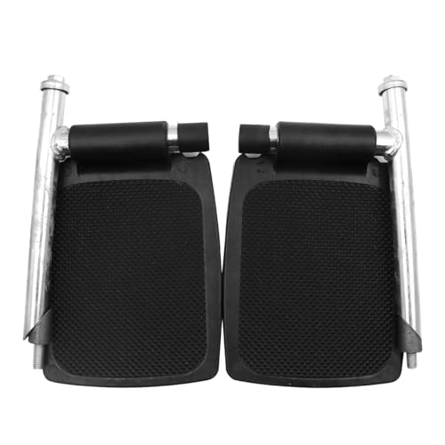 Sarini - Sarini Repose-pieds pour fauteuil roulant,fauteuils roulants,anti-rayures,plaque de pied universelle,accessoires pour fauteuil roulant,équipement robuste,facile à installer,plastique avec poteau