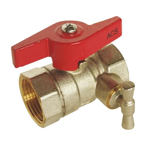 SOMATHERM FOR YOU - válvula de bola doble de purga hembra 15/21 - mariposa palanca de mando - en el Paso - un mejor sellado con la junta tórica 2