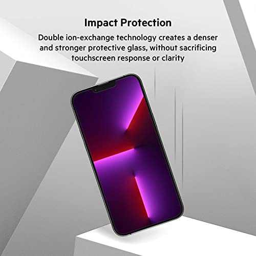 Belkin Ultraglass Iphone 14 Plus, Iphone 13 Pro Max Screen Protector - Easy Application With Installation Guide Tray - Crystal Clear Tempered Glass Screen Protector With Antimicrobial-Treated Display #TOP2