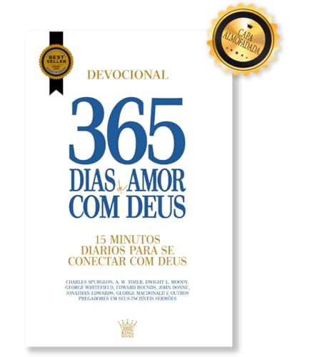 365 Dias de Amor com Deus - Devocional - Edição de Luxo Almofadad...