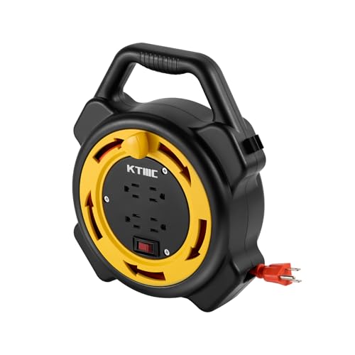 Carrete de cable KTMC 25 pies -50% con disyuntor y certificación UL