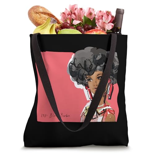 Bolsa Tote con ilustración de Barbie de los años 80 miniatura 4