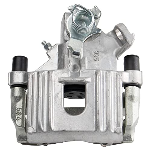 Image of TRQ Rear Driver and Passenger Side Brake Caliper Set Caliper Brackets Hardware Compatible with 04-06 Mini Cooper, 07-08 Mini Cooper Convertible, 03 from 4-01-03 Production Date