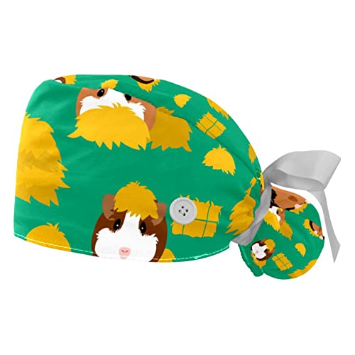 Chapeaux bouffants motifs animaux pour égayer le quotidien de vos longues gardes