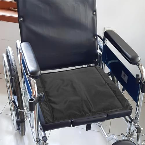 Cojín para silla de ruedas transpirable y grueso con soporte lumbar acolchado 6