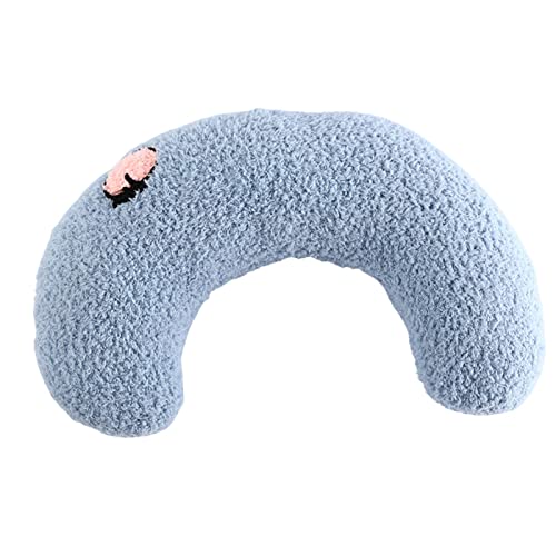 A/A Halbes Krapfen-Katzen-und Hundekissen Kissen | Haustierbett für Katzen oder kleine Hunde,Ultraweiches, Flauschiges Haustier-Beruhigungsspielzeug für kleine, mittelgroße Katzenkätzchen