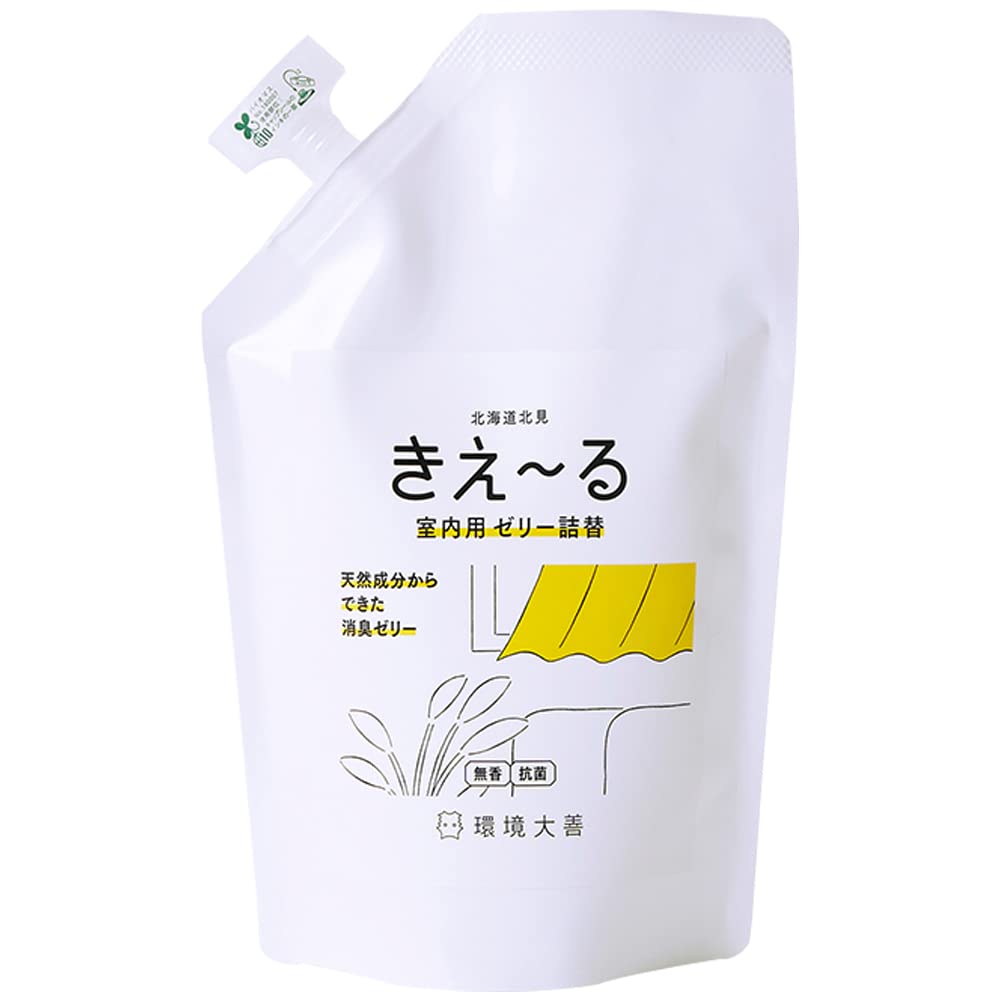 環境大善 きえ～るD 室内用 ゼリータイプ 無香 詰替 480g