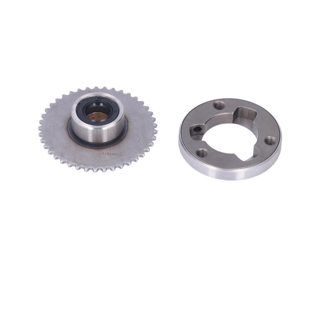 Gruppo frizione avviamento compatibile con motore 50cc 70cc 90cc 110cc 125cc, ATV, Quad, Go Kart, Bici da karting, Pit Bike(Silver)