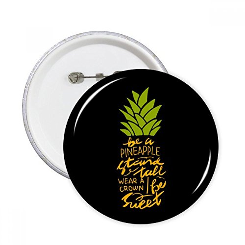 Pins rond ananas XL pour relooker un vetement uni sans couture