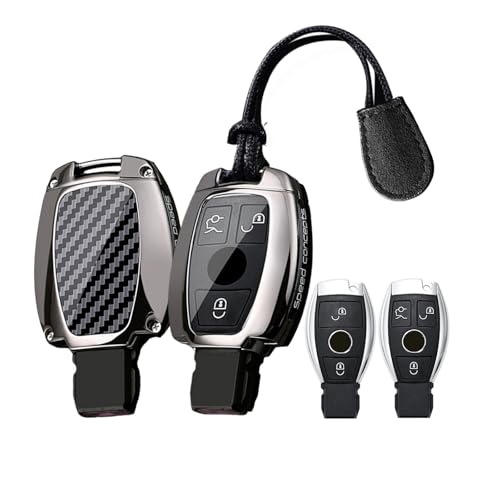 Coque de clé Mercedes Benz en TPU et zinc pour modèles A B C E G S R V