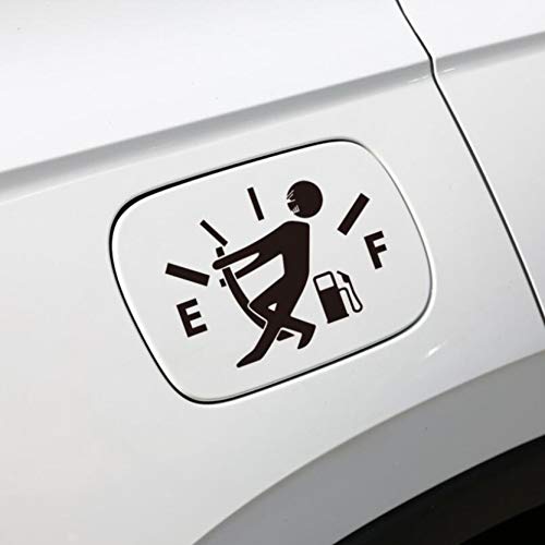 Yungeln 2 Pcs Funny High Gas Consumption Decal Fuel Gauge Sticker Tank Reflective Sticker Waterproof Self-Adhesive Vinyl Car Decal Sticker #TOP4