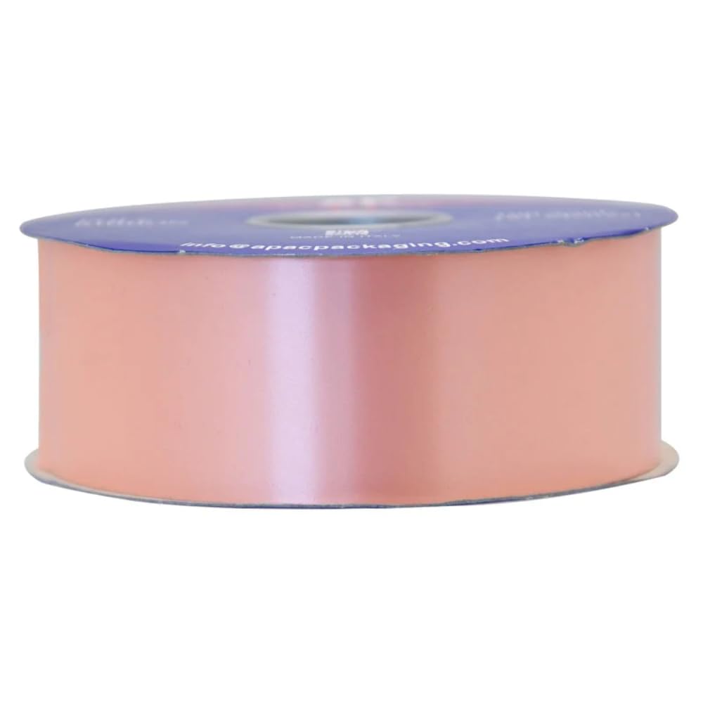 Floral Supplies Salmon 100 Yards Florist Poly Ribbon Reel