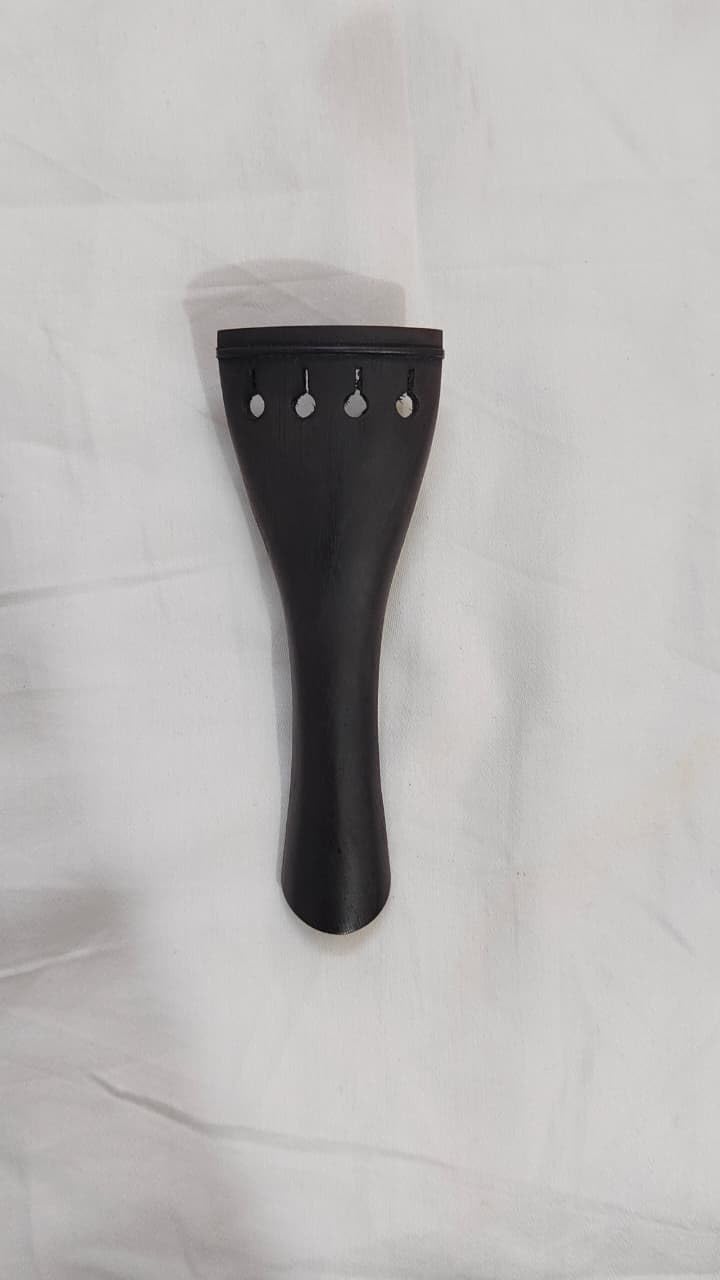 All-Black Natural Violin Tailpiece | Artisan-Crafted, Lightweight and Resonant | Tune Tested Clarity | Only Plain Tailpiece Without Adjuster and tailgut | (4/4)-image-18