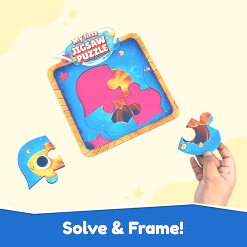 Image of Bloomingo Puzzle Kit - My First Jigsaw Puzzle - Unicorn & The Friendly Fairy - Jigsaw Puzzle for Kids (2-4 Years) 20+ Jigsaw Pieces (Mermaid)