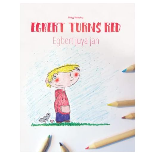 Egbert Turns Red/Egbert juya jan: Children's Picture Book English-Hausa