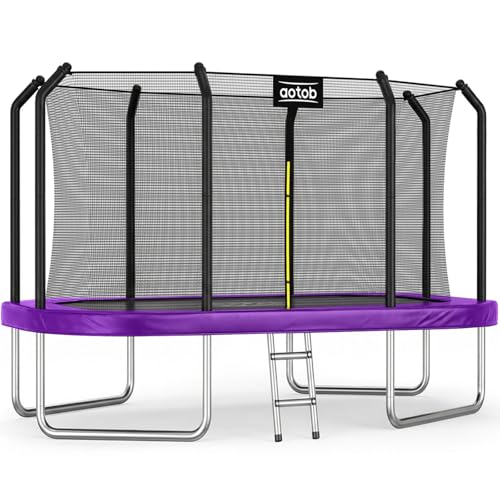 Image of AOTOB 12 FT /14 FT Rectangle Trampoline with Net