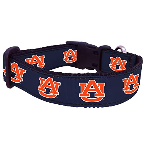 NCAA Auburn Tigers Dog Collar (Team Color, Medium)