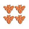 Bee Shape Brown Sugar Keeper Terra Cotta Brown Sugar Saver Terracotta Brown Sugar Keeper Disc Set Of 4 Terracotta Brown Sugar Bear Softener