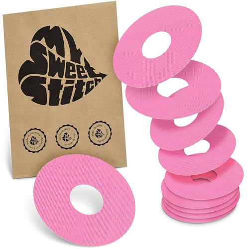 MySweetStitch, 10 x Freestyle Libre 3 Round Patches, Ring Patch diameter 60mm, Inner diameter 20mm, Waterproof, Breathable