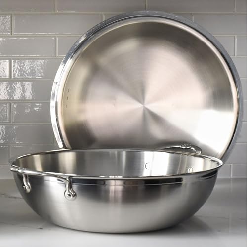Hestan-ProBond-Professional-Clad-Stainless-Steel-Wok-14-Inches-Induction-Compatible Hestan ProBond Professional Clad Stainless Steel Wok 14 Inches Induction Compatible