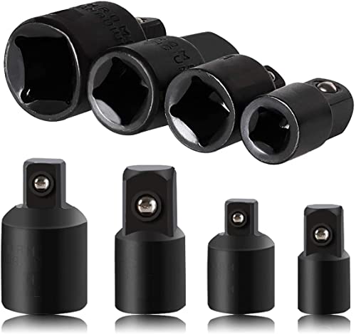 8Pc Impact Adapter And Reducer Set, Mgtgbao Drive Socket Adapter Converter Reducers For Impact Driver Conversions Wrench In Auto And Construction Work Set Adapter Sizes -（1/4Inch 3/8Inch 1/2Inch） #TOP5