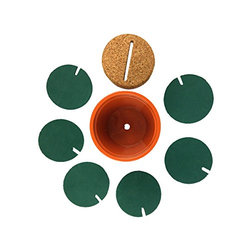 Tripro Original Coasters Set Of 6 Pieces With Creative Cactus Shaped Design For Holiday Gift & Home Decoration #TOP3