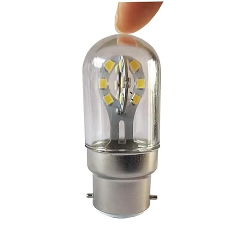 fortunate lights, Pack of 20, LED Petal Light Bulb Light AC85-265V T26 E27/B22 3W Household Lighting Bulb Chandelier Light Source(B22 85-265V,Warm white)