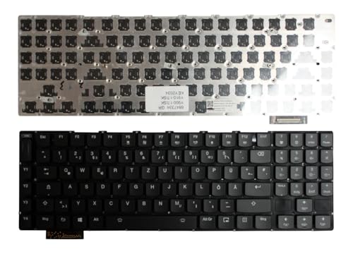 Clavier Lenovo K7221-GR rétro-éclairé noir Power4Laptops allemand PC