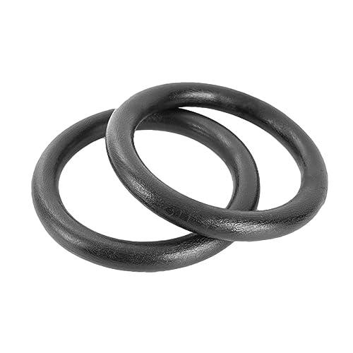 OSOLADY 1 Pair Abs Gymnastic Rings Pull-up Rings for Body Strength Workout Rings Straps Exercise Rings for Outdoor Gymnastics