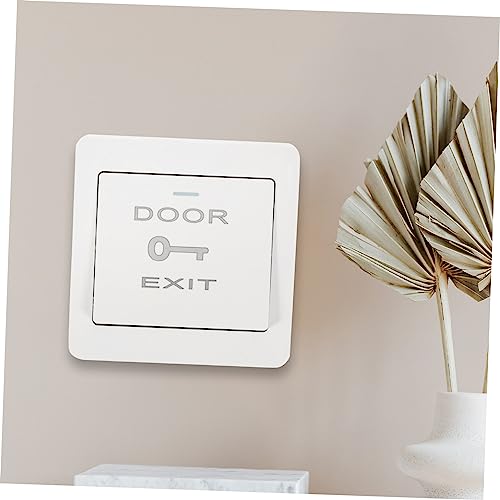 Botón timbres cubrir cubierta con panel de interruptor triple para placas de acceso 4