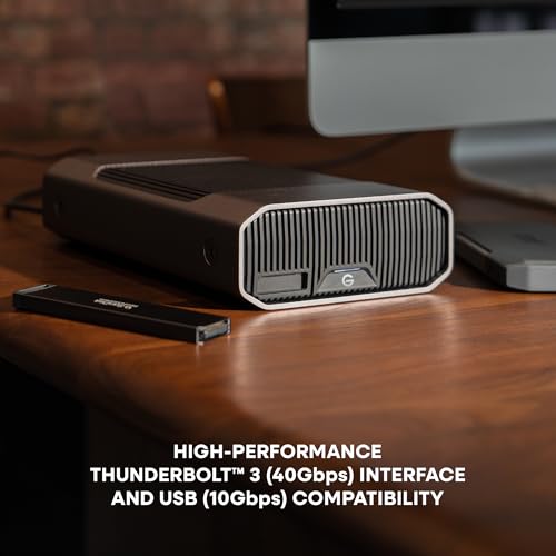 Image of G-DRIVE 12TB Project, High-Capacity Hard Drive, Thunderbolt 3, USB (10Gbps), 7200RPM Ultrastar Hard Drive, Up to 250MB /s Read - SDPHG1H-012T
