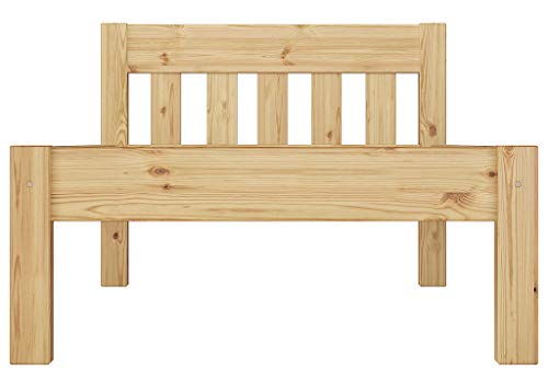 Erst-Holz®Einzelbett Futonbett 100x200 Bettrahmen Massivholz Kieferbett Natur Rollrost Matratze 60.38-10FLM – Bild 6