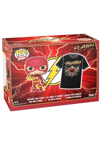 Funko POP! & Tee: DC, the Flash, Medium, DC Comics, T-Shirt, Clothes With Collectable Vinyl Figure, Gift Idea - Image 3