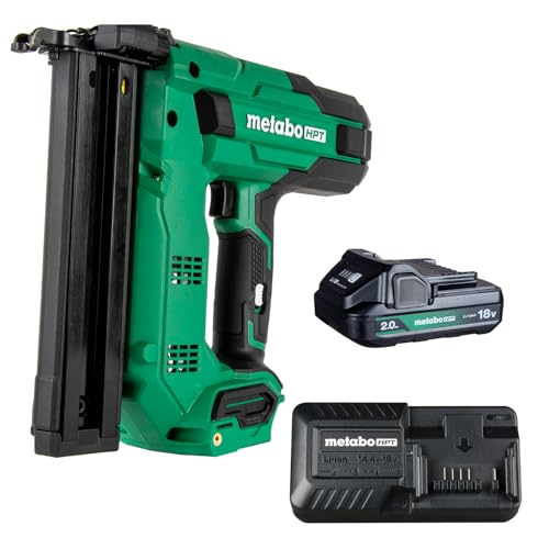 Metabo HPT 18V MultiVolt Cordless Narrow Crown Stapler Kit, 18...