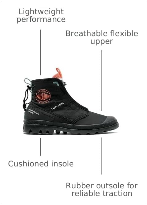 Image of Palladium Mens Pampa Travel Lite Ripstop Toggle Boot