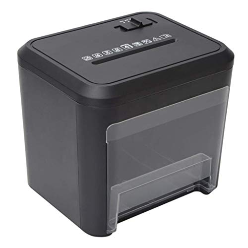 Shredder 4 cross-cut paper pour bureau et maison avec corbeille de 3.5L