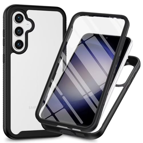 Coque Samsung Galaxy S25 Plus 5G antichoc fine transparente avec protection écran 360
