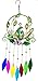 Bejeweled Display® Unique Beautiful Peacock w/ Colored Glass Wind Chime
