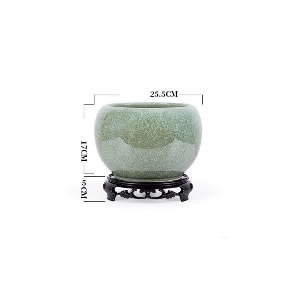 doniczki Doniczka Nordic Flower Pot Prosta do wnętrz Ceramiczna z podstawą Sferyczna Duża doniczka doniczki ceramiczne