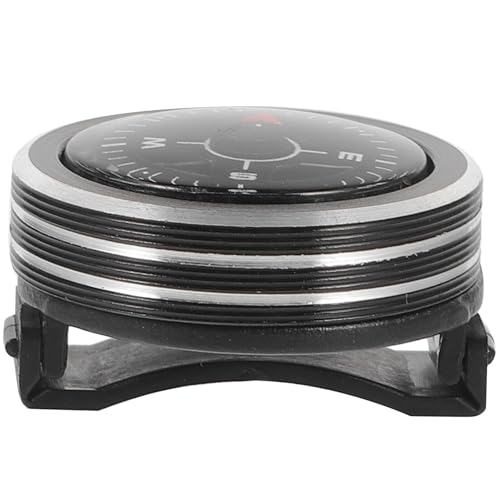 Brújula portátil pequeña con reloj desmontable para actividades al aire libre miniatura 1