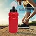 500ML Sports Bottle, 17 oz Biking Water Cup Flask 19cm/7.5in Bicycle MTB Road Mountain Bike Jug Squeeze Water Sports Bottle for Outdoors/Gym/Cycling/Running/Travel/School(red)