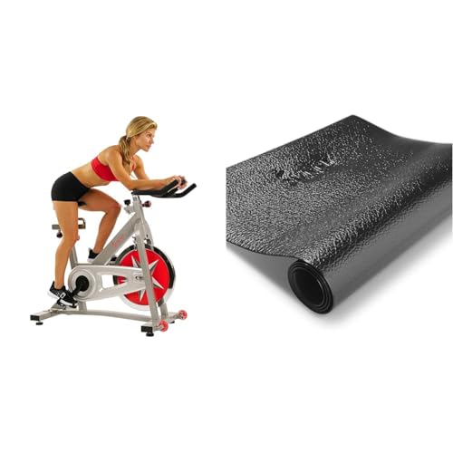 Tapis de protection de sol en mousse et vélo d'intérieur de fitness